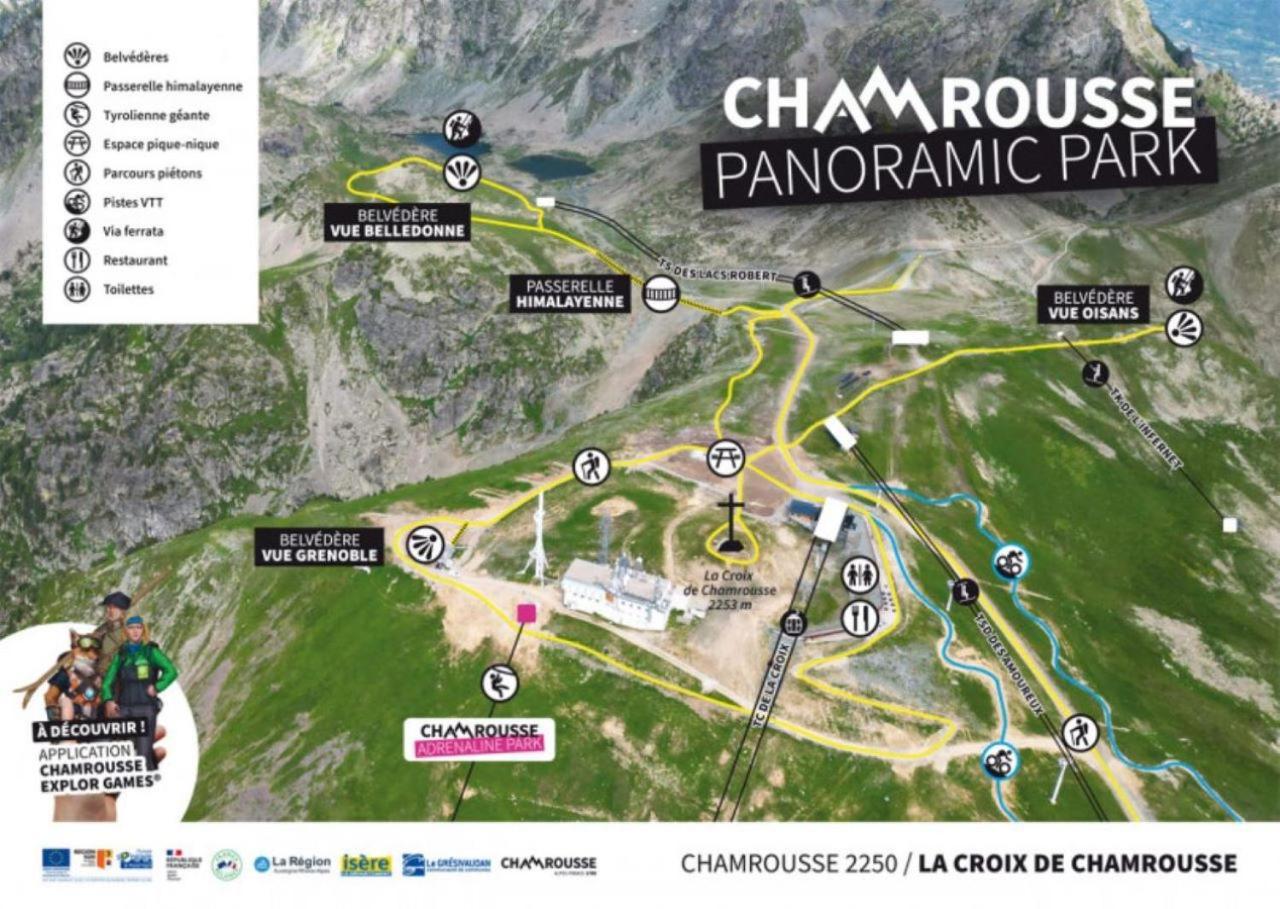 Le T2 Douillet D'Uriage - Residence Le Louvre - Cure Thermale Uriage- Proche Chamrousse - Jusqu'A 3 Personnes - Region Agreable En Toute Saison Vaulnaveys-le-Haut Extérieur photo