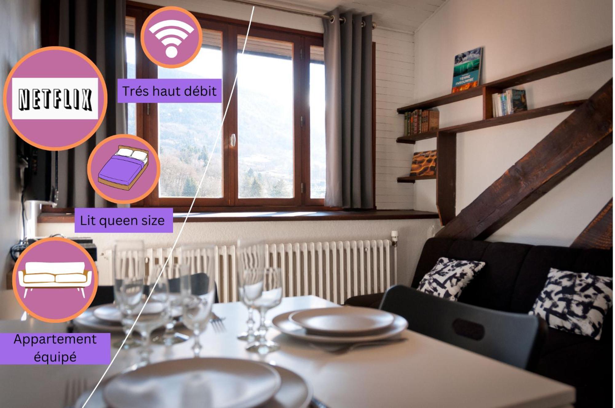 Le T2 Douillet D'Uriage - Residence Le Louvre - Cure Thermale Uriage- Proche Chamrousse - Jusqu'A 3 Personnes - Region Agreable En Toute Saison Vaulnaveys-le-Haut Extérieur photo