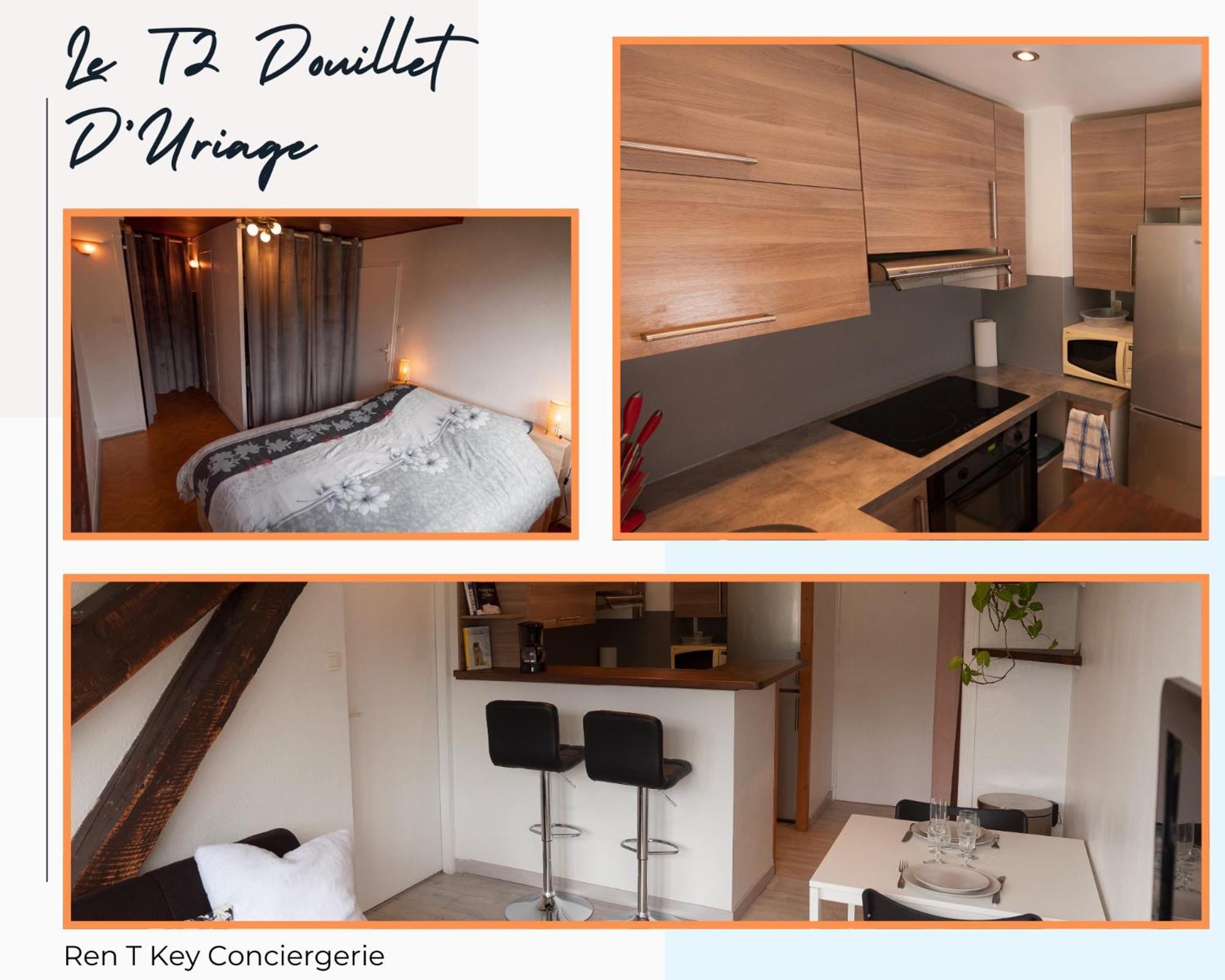 Le T2 Douillet D'Uriage - Residence Le Louvre - Cure Thermale Uriage- Proche Chamrousse - Jusqu'A 3 Personnes - Region Agreable En Toute Saison Vaulnaveys-le-Haut Extérieur photo